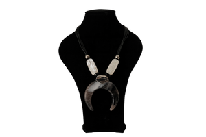 Black & White Fashion Marble Necklace