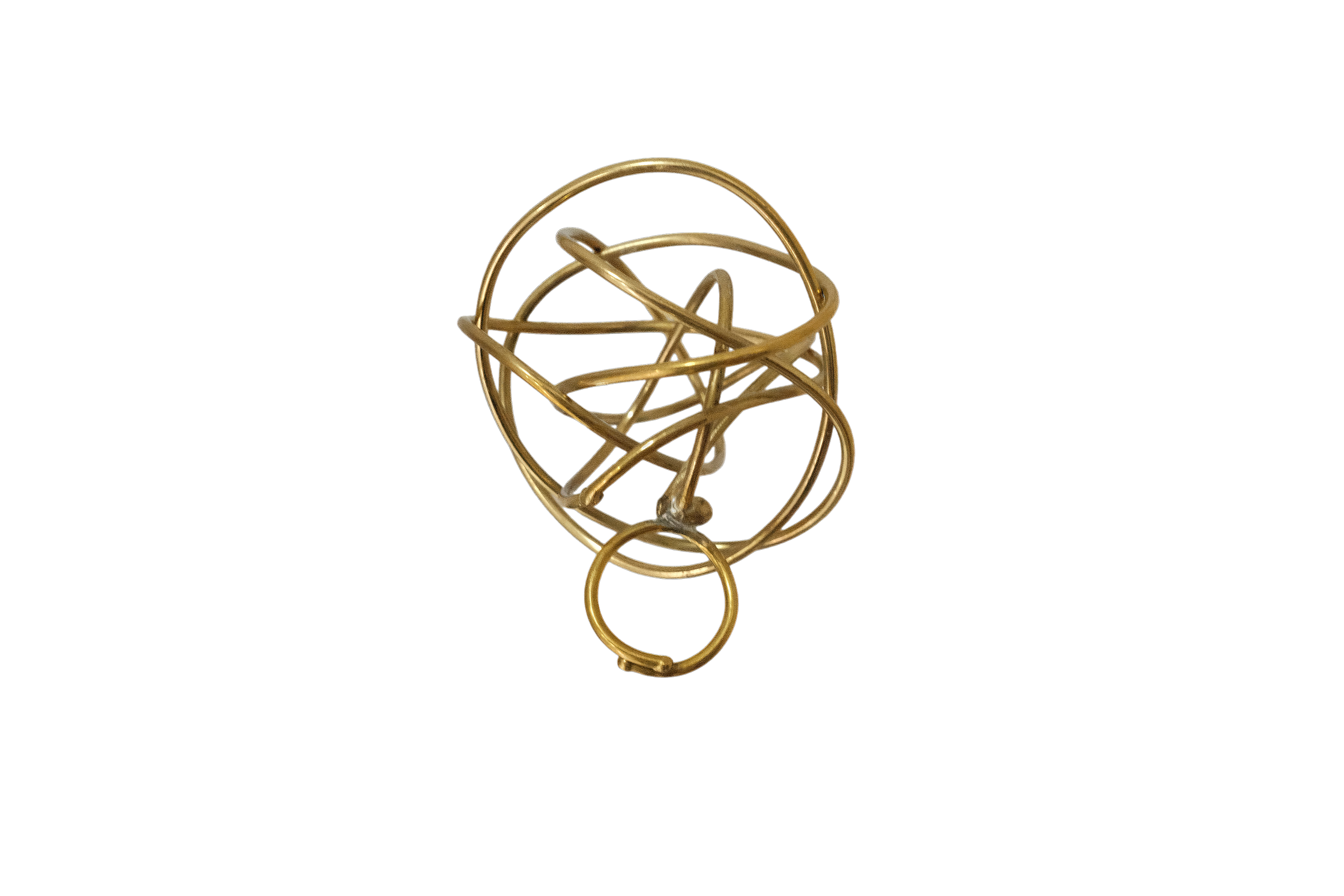 Brass Web Ring