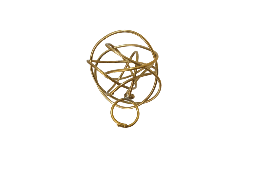 Brass Web Ring