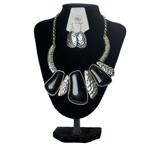 Black Assorted Fashion Necklace