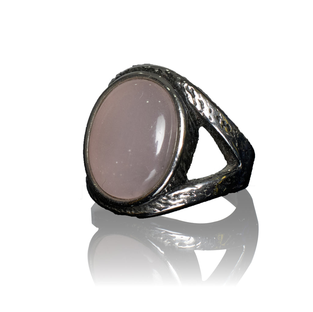 Stainless Steel Stone Ring