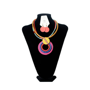 Multi-Colored Necklace Set